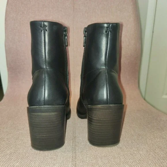Rag And Bone Axel Boots In Black Colour Size EU 37/US 7 - Picture 2 of 6